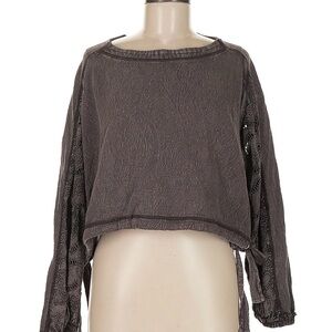 Free People Relaxed Fit side tie Sweatshirt